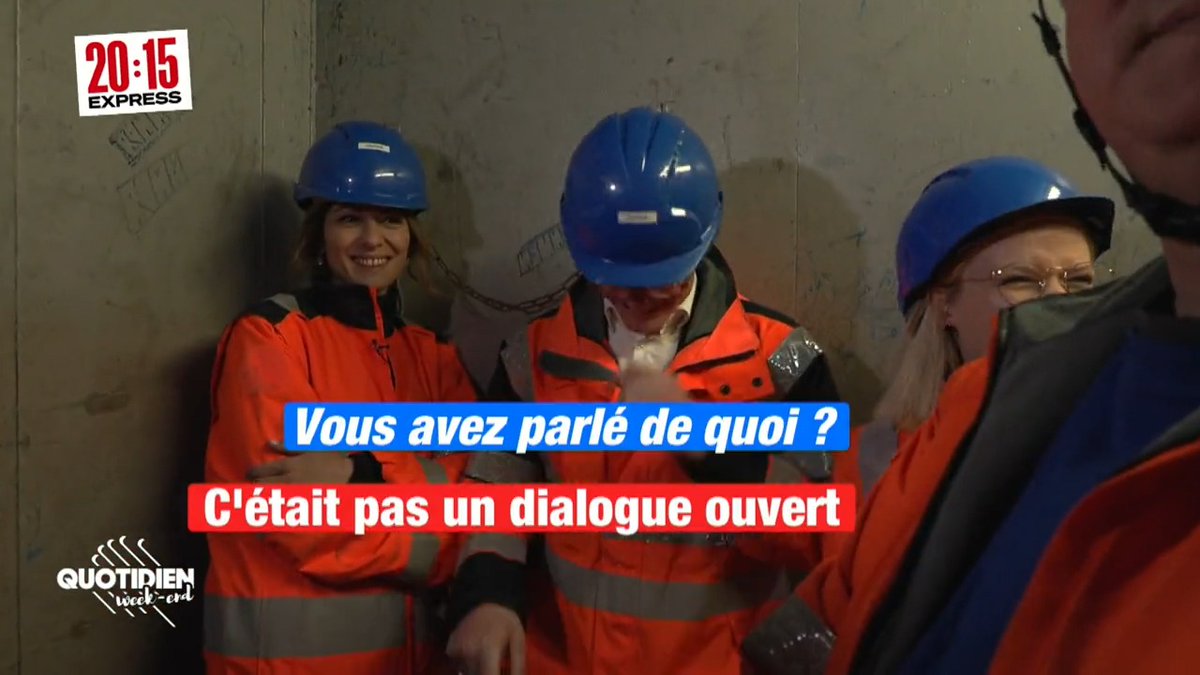 On a pu suivre deux figures montantes de la Macronie, les députés Pierre Cazeneuve et Maud Bregeon. Et ils sont allés au charbon, littéralement. #Quotidien