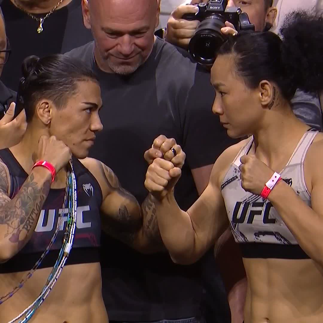 A strawweight showcase tomorrow night! #4 @JessicaMMAPro vs #6 Yan Xiaonan on tomorrow’s main card! [ #UFC288 | Live on ESPN+ PPV: ]