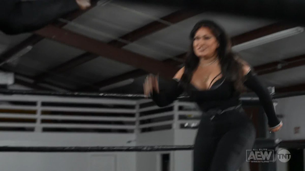 Maxel Hardy and Reby Hardy make @StokelyHathaway pay! Watch #AEWRampage on TNT!