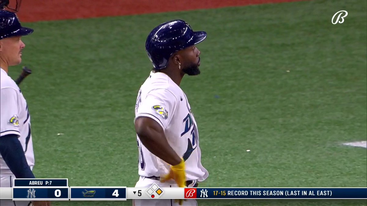 The Yankees are annoyed at Randy owning them, so now we have a hit by pitch