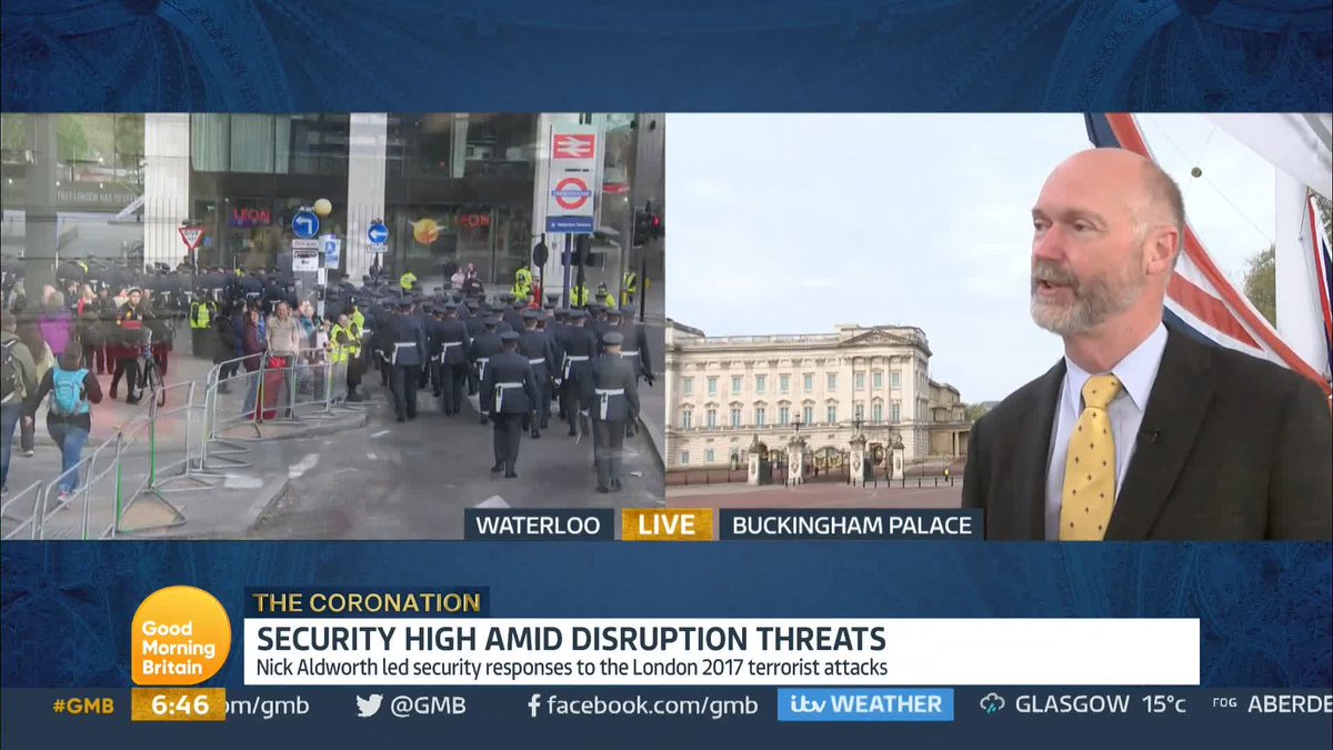 'We saw earlier in the week how quickly things can escalate, what are the real worries?' One of the biggest security operations in UK history is underway. Kate Garraway speaks to former UK Counter-Terrorism National Coordinator Nick Aldworth.