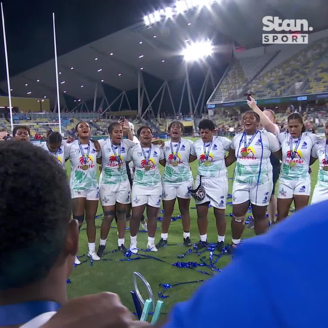 This is special 🙏 ↳ Super W Grand Final - Reds v Fijiana Drua. Ad-free. Live & On Demand on the Home of Rugby, Stan Sport. #StanSportAU #SuperW #REDvDRU
