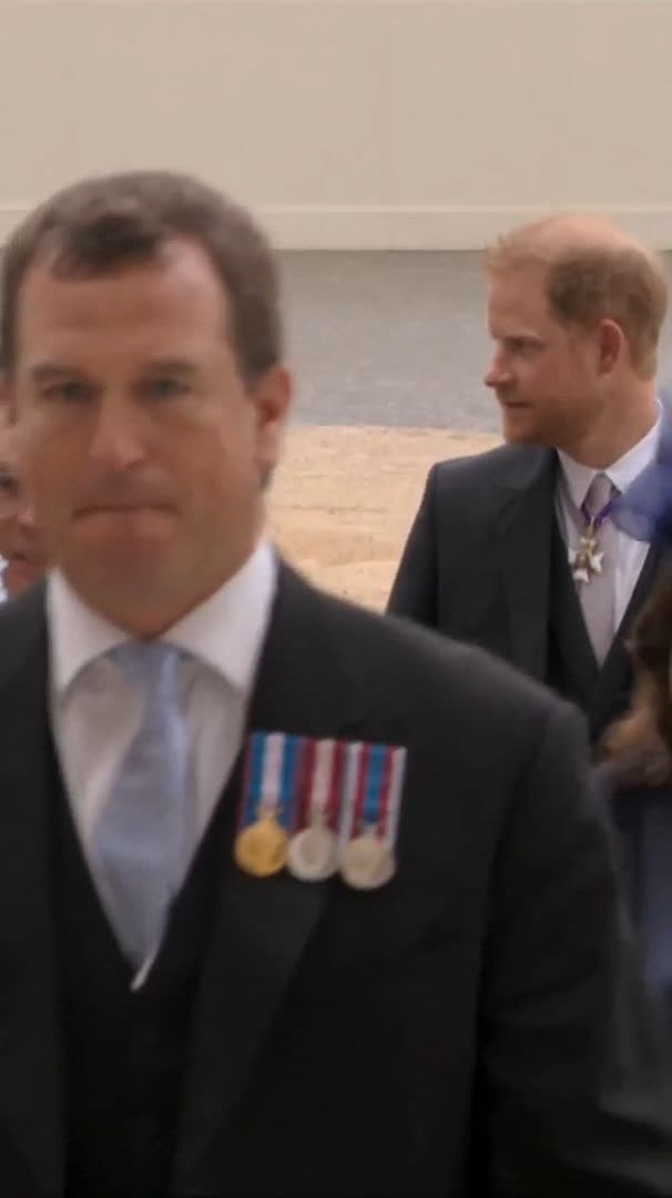 Prince Harry has arrived at Westminster Abbey ahead of the coronation of his father, King Charles III
