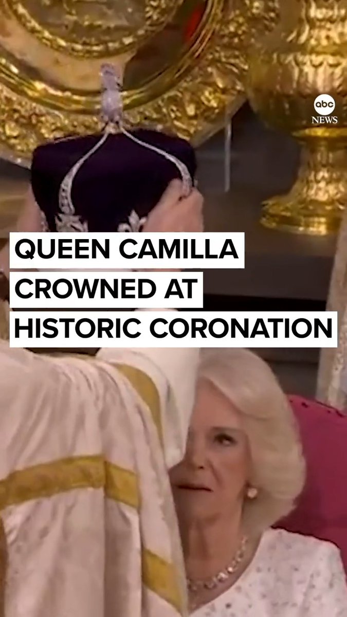 Camilla's crown features the Cullinan III, IV and V diamonds, a tribute to the late Queen Elizabeth II, who counted the diamonds as part of her personal jewelry collection.