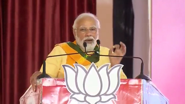 Congress means total corruption, votebank politics and divisions in society. BJP stands for development.