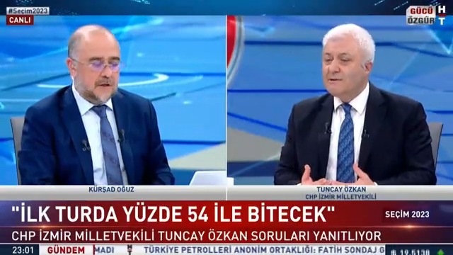 Seçim ilk turda biter mi? #Seçim2023'te CHP İzmir Milletvekili Tuncay ÖZKAN: "Mitingler coşkuyu, heyecanı göstermesi açısından önemlidir. Biz bunu sahada görüyoruz. Bence seçim ilk turda yüzde 54 ile Sayın Kılıçdaroğlu lehine bitecektir. Türkiye'nin değişime ihtiyacı var."