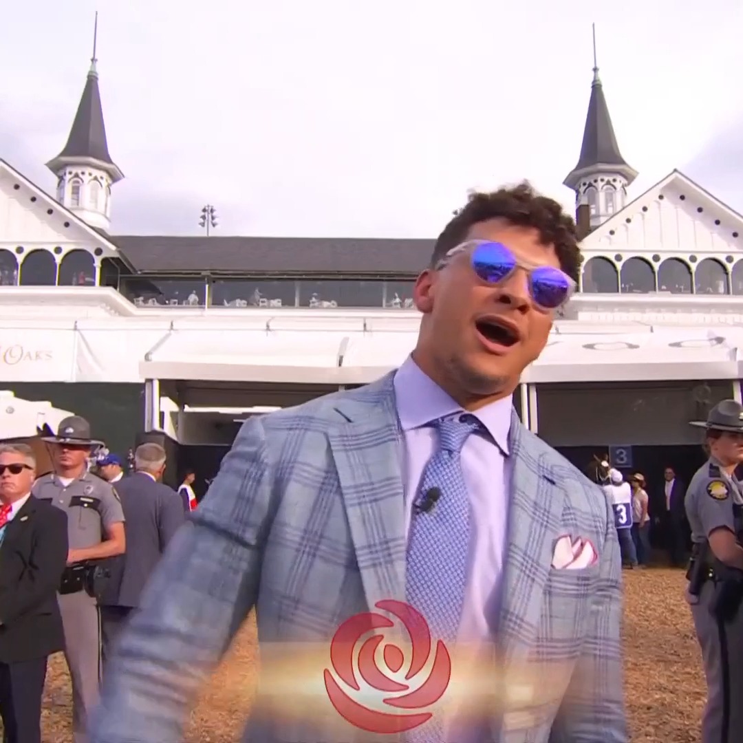 Let them know, Patrick Mahomes II! #KyDerby