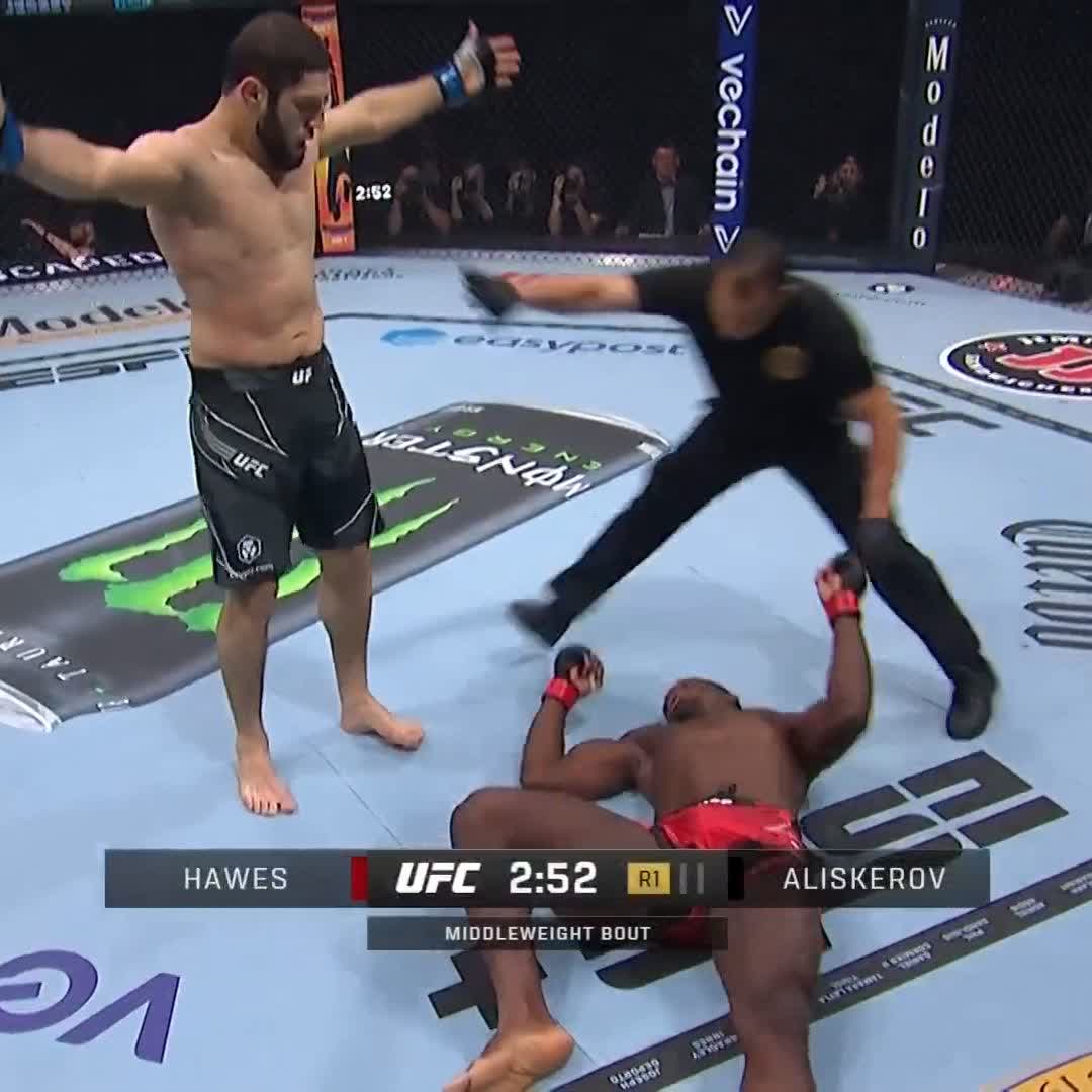 OUT COLD 😱 IKRAM ALISKEROV JUST DID THAT #UFC288