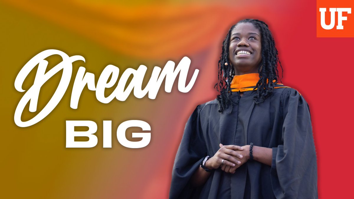 Take one tiny step toward your goal every day. Dream big, execute small. @UFalumni Erin Jackson looks back on her journey to becoming the first Black woman to win an individual event gold medal at the The Olympic Games Winter Games, encouraging grads to find their golden moment. 🏅