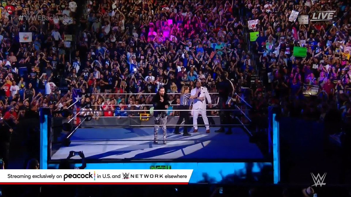 Puerto Rico is NOT happy with Jordan omogbehin after that stunt at #WWEBacklash!