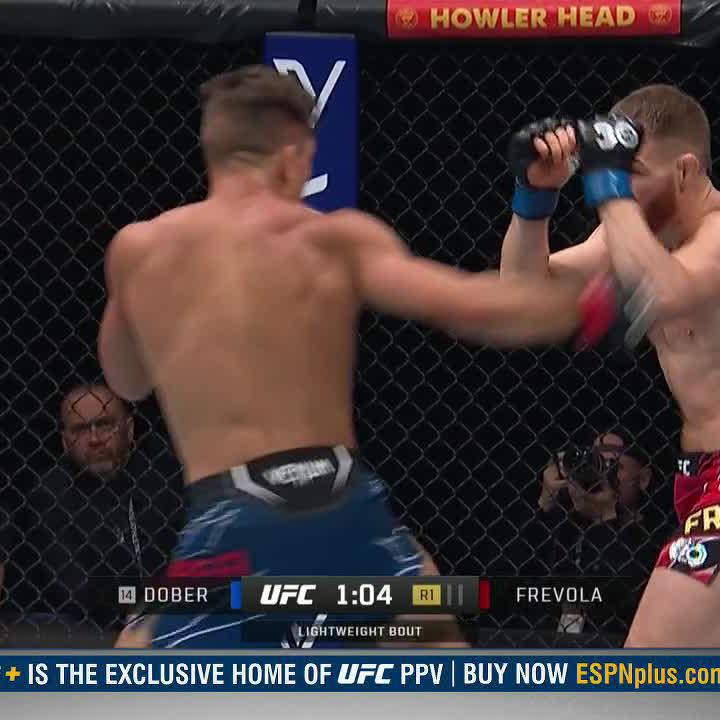 Steam ROLLED him 👊 Huge win for Matt “The Steamrolla”Frevola at #UFC288