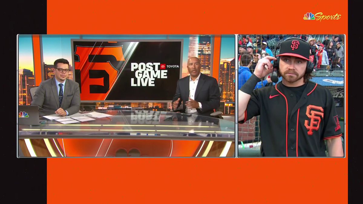 Brett Wisely believes having more opportunities to play is benefiting him on both ends Giants Postgame Live is airing right now on NBC Sports Bay Area and streaming here: