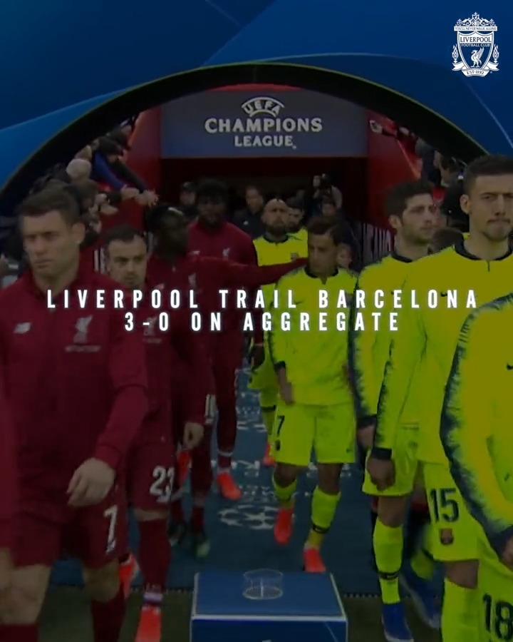 Impossible? Just an opinion. Four years ago today, the Miracle of Anfield ✨