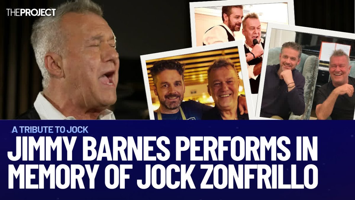 The last time Jimmy Barnes sang the traditional Scottish song 'The Bonnie Banks of Loch Lomond' was with his fellow Scot Jock Zonfrillo. Tonight, he sings it in tribute to his great mate.