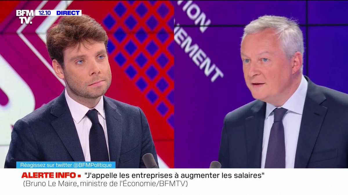 Bruno Le Maire (Bruno Le Maire): "La croissance de la France est solide, les résultats économiques depuis 6 ans sont très bons"
