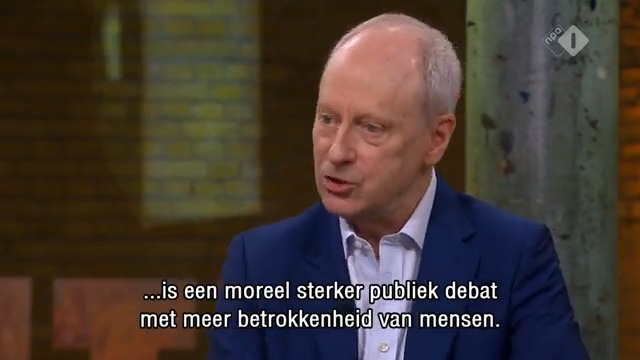 We zijn de kunst van een democratisch publiek debat verleerd. We hebben vooral gepolariseerde schreeuwwedstrijden, stelt Michael Sandel in #buitenhof. We moeten in het openbaar kunnen debatteren over grote vraagstukken ondanks onze verschillen.