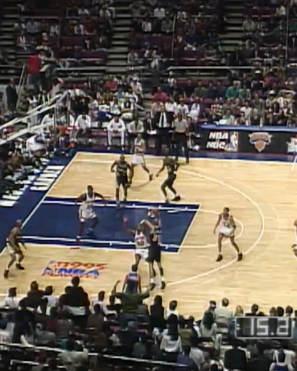 8 POINTS. 9 SECONDS. on this day in 1995, Reggie Miller had one of the most clutch performances in NBA playoff history scoring 8 points in 8.9 seconds to lead us to a 107-105 win over the Knicks in Game 1 of the Eastern Conference Semifinals.😮💨
