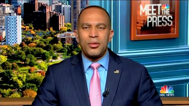 House Democrat Leader Hakeem Jeffries says he is confident in Biden's handling of the southern border: "Steps are being taken to make sure that there is order at the border"