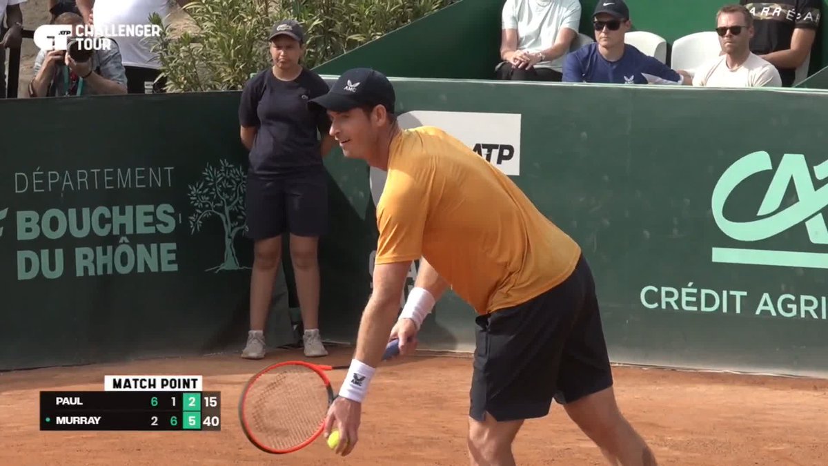 What. A. Week. 👏 Andy Murray scores his third Top 20 win of 2023 to claim the title in Aix-en-Provence #ATPChallenger | Open Aix Provence Crédit Agricole