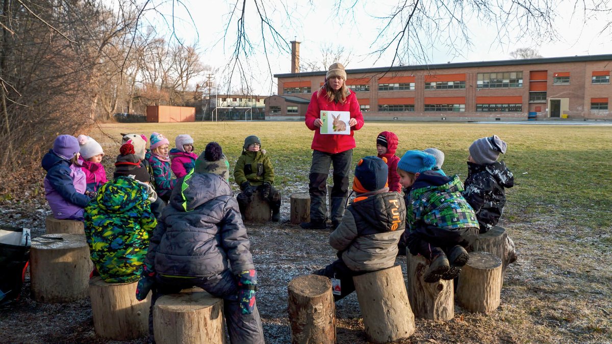 Imagine teaching a class of kindergartners in a "magical forest," an outdoor space where learning adventures come to life, and students are free to be their wiggly—and sometimes noisy—selves. #MakingLearningMorePlayful