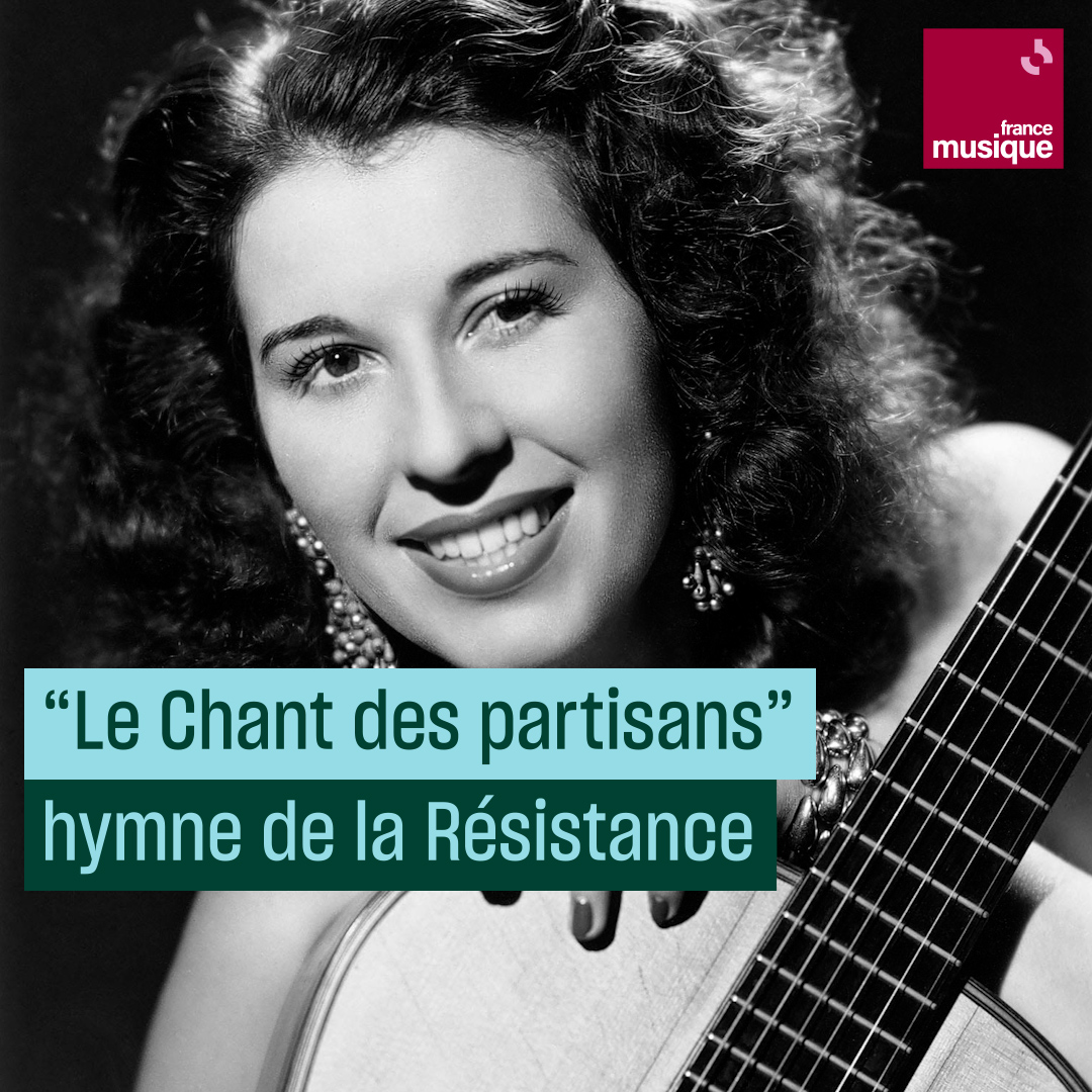 "J'ai sifflé le refrain du "Chant des partisans" et on a découvert que c'était jsutement l'air qui traversait le brouillage ennemi. Anna Marly a créé malgré elle en 1941 l'hymne de la Résistance.