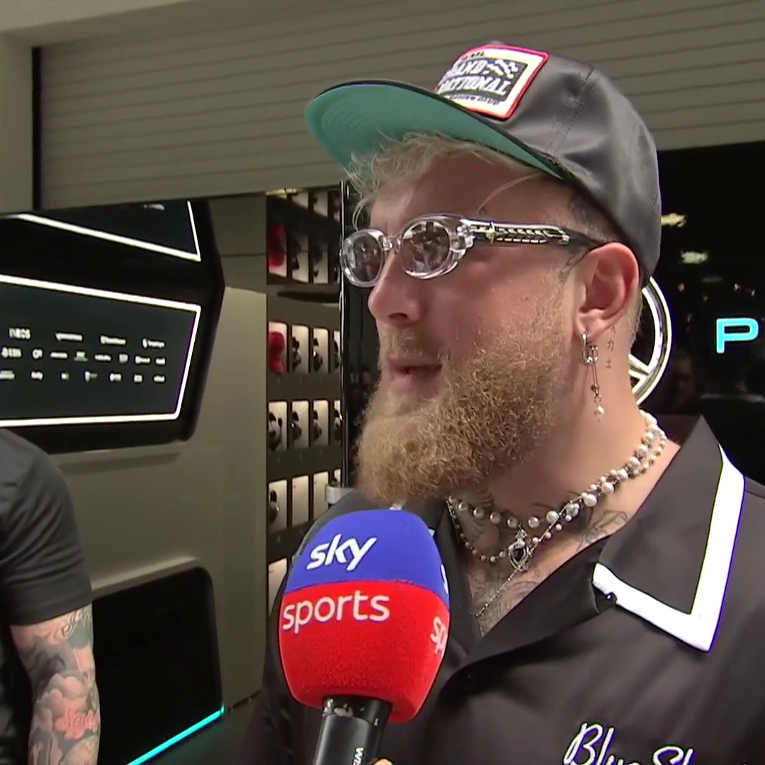 "I'm filled with vengeance" 🥊 Jake Paul on Nate Diaz and Tommy Fury at #MiamiGP
