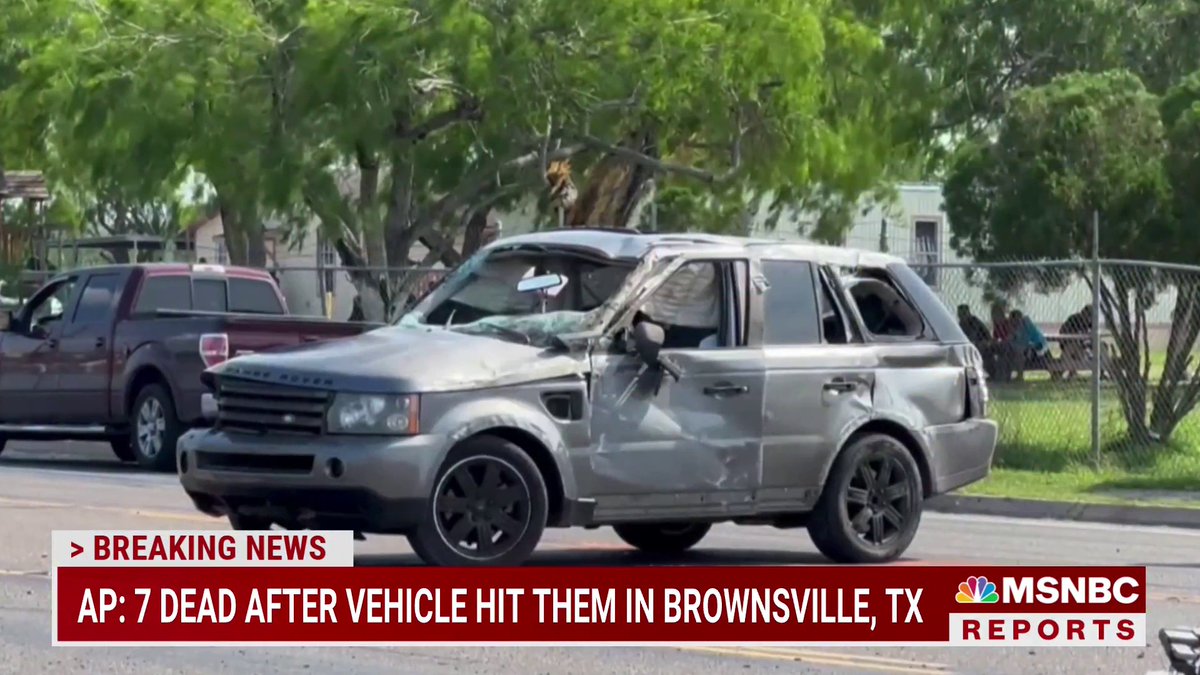 At least 7 people are dead and at least half a dozen are injured after a Texas driver “intentionally” drove a Range Rover into a crowd of migrants outside a Catholic Charities shelter in Brownsville, Texas today.