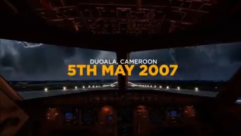 At midnight Friday 5th May 2007, Kenya Airways flight KQ 507 began taxiing; 6 minutes later, it took off from Douala international airport, Cameroon storming into Douala's pitch-dark rainy and stormy skies. #102Seconds