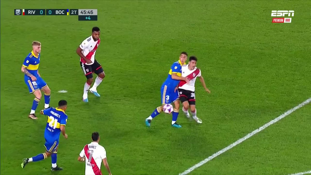 La jugada que Herrera cobró penal de #Sandez.