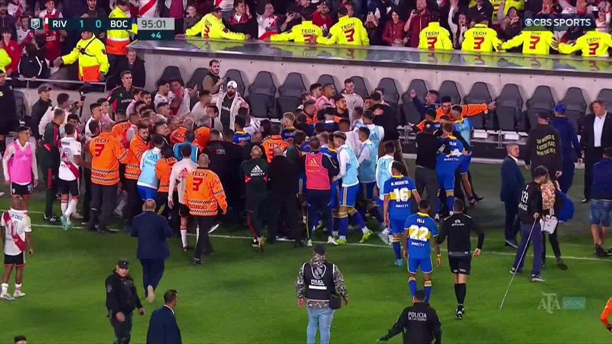 River Plate score an injury time penalty in the Superclásico and then…. (via CBS Sports Golazo ⚽️)