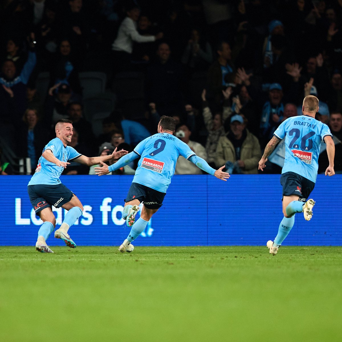 Enjoy this view of Saturday's winning goal 😍 And the celebration to match 🤩 #SydneyIsSkyBlue