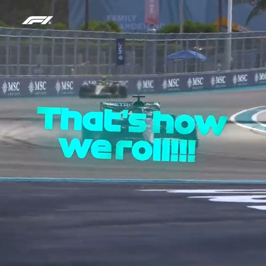 Do you think George Russell enjoyed this move? 😜 #MiamiGP #F1 Mercedes-AMG PETRONAS F1 Team