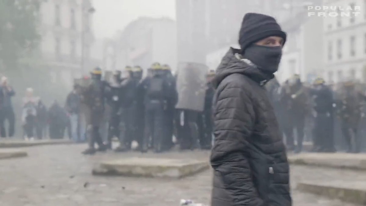 Our on-the-ground report from the riots in #France will be out soon at 🔥 POPULAR FRONT 📹 Luke Pierce Conall Kearney