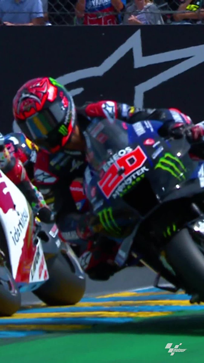 Things got a little feisty on the first lap for Fabio Quartararo last year! 👀 #FrenchGP 🇫🇷