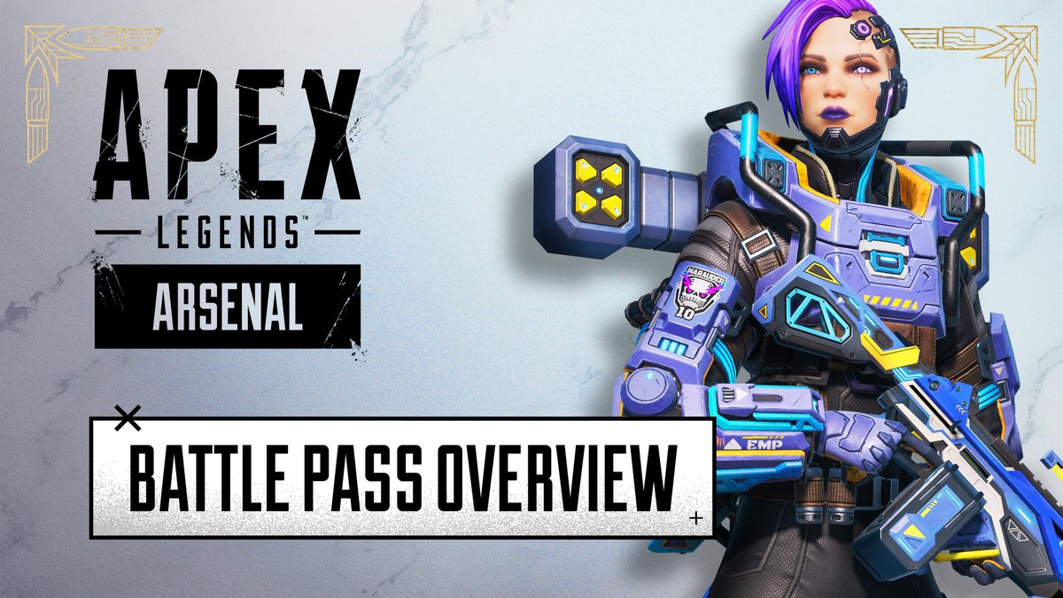 Add some killer pieces to your wardrobe with the Arsenal Battle Pass. Electrify onlookers with System Shock Wattson, Singularity Specialist Horizon, and the Reactive Frontier Faithful CAR. All this and more launches tomorrow, May 9 🙌