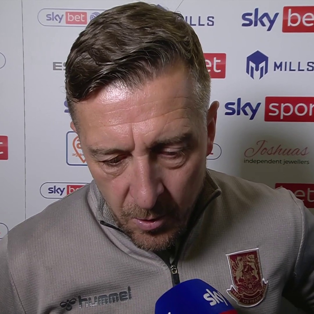 "Our goalkeeping coach woke up one morning and his wife didn't wake up" Northampton boss Jon Brady was close to tears after securing promotion to League One ❤️