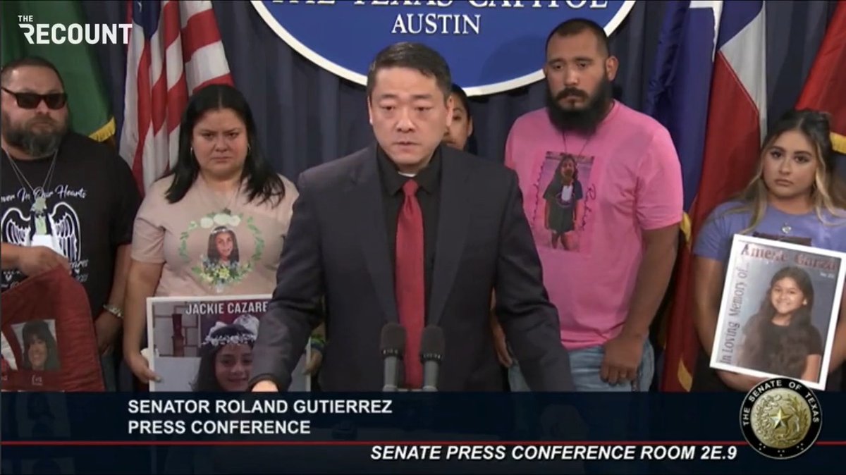“Every time I see that fucking video ... I see my son. There is no safe place in America anymore ... not because of books, not because of trans kids … because we value things over people.” — Texas State Rep. Gene Wu (D) urges gun control following the Allen mall mass shooting