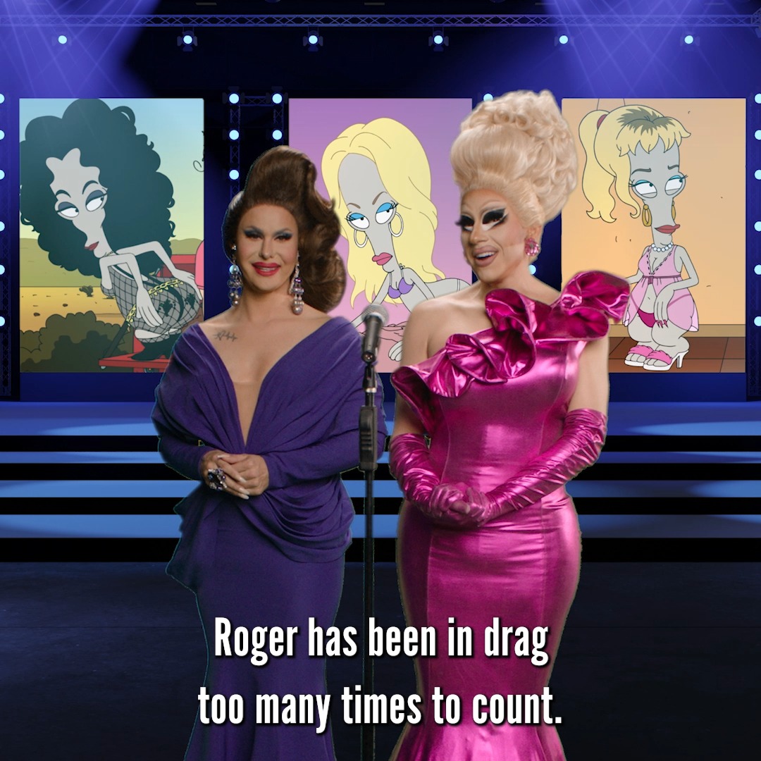 To mark the 350th episode of American Dad, Roger is finally being honored as a drag icon! Help us celebrate drag herstory by raising money for the The Trevor Project. For every quote-tweet this video gets using #AmericanDrag, TBS Network will donate $1 to The Trevor Project (up to $20k).