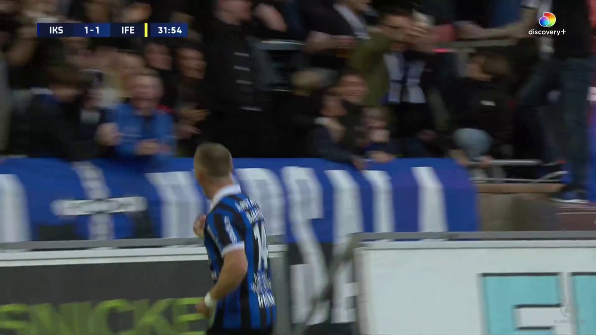 Kvitterat på Studenternas! Sirius Aron Bjarnason med en riktig smällkaramell mot Elfsborg! 🔵⚫ Se matchen på