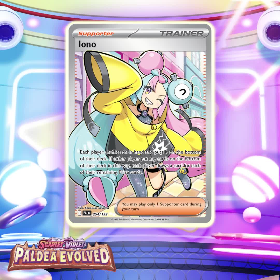 'Ello, 'ello, hola! Ciao and bonjour! #PokemonTCG Trainers! It's time for the Iono Zone! ⚡