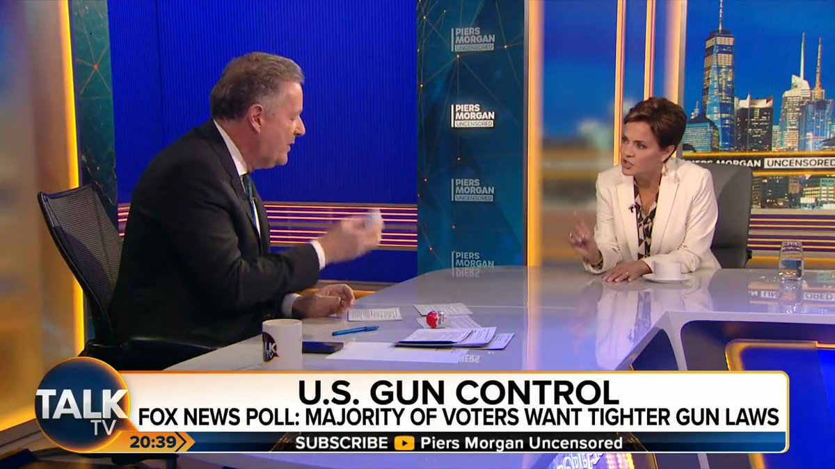 "We're all the way here in London and you want to talk to me about little chocolate eggs?" Republican rising star Kari Lake responds to Piers Morgan's questioning over why Kinder Eggs are banned in America - but guns aren't. Kari Lake | Piers Morgan | Talk | #PMU