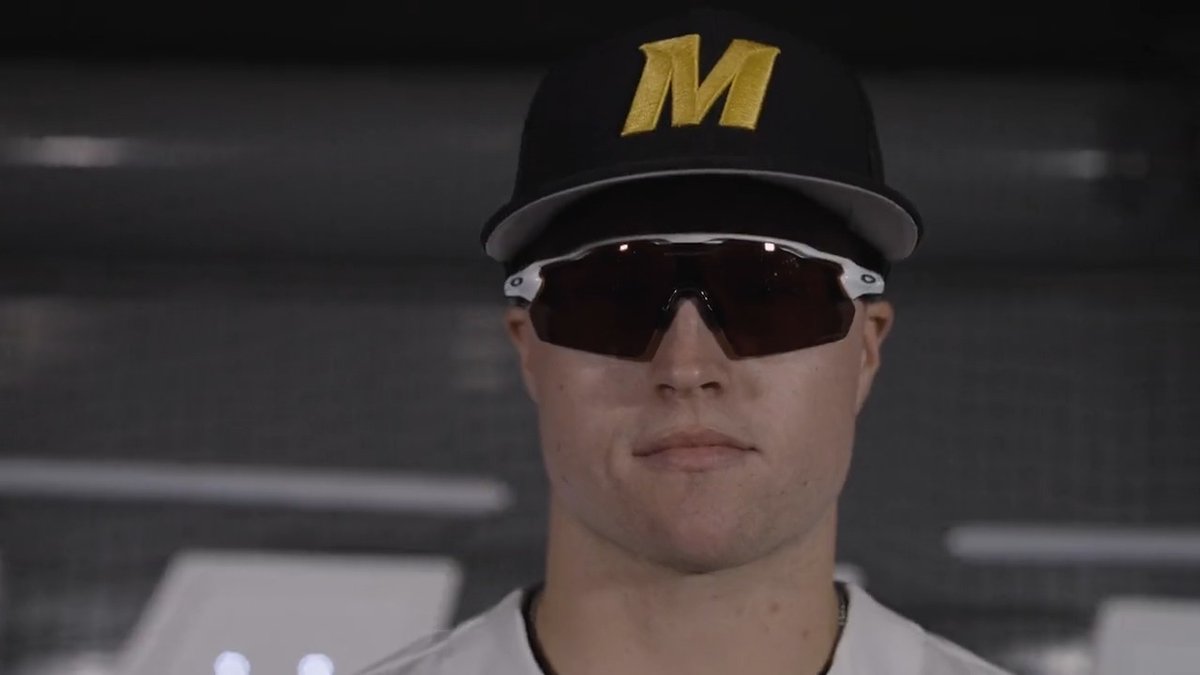 It's the start of #Mizzou's Senior Week, and tonight we point our spotlight on CoMO's own Cam Chick 🐯⚾️ #MIZ | #C2E | Cam Chick