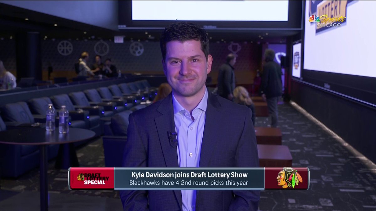 Blackhawks GM Kyle Davidson reacts to Chicago landing the No. 1 overall pick in the 2023 NHL Draft ‼
