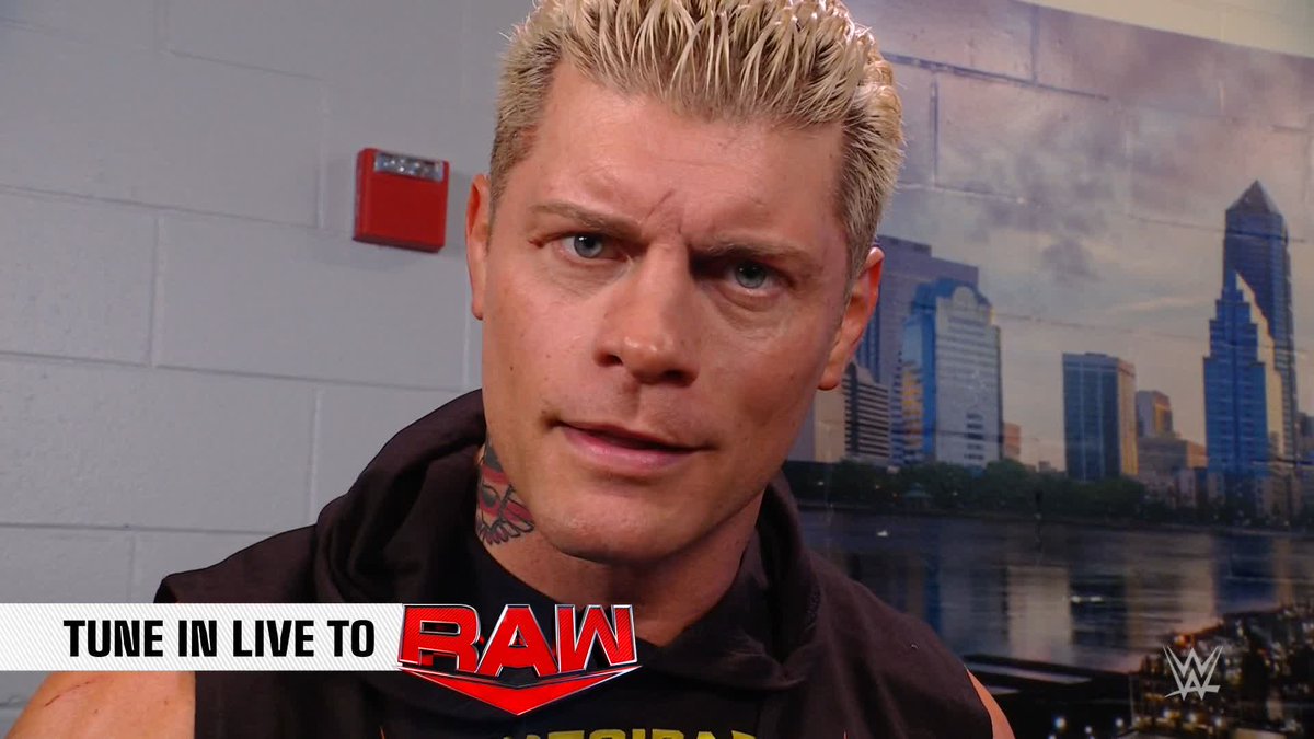 "At #WWENOC, I accept!" Cody Rhodes wants a FIGHT with Brock Lesnar. #WWERaw