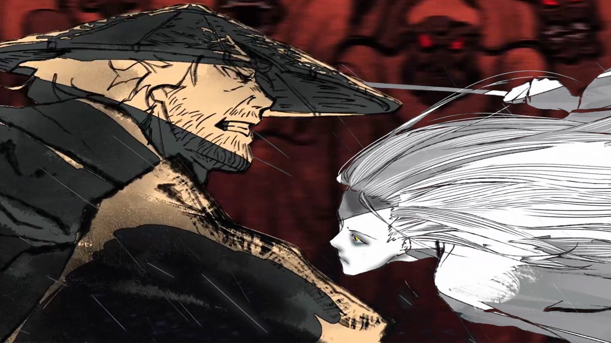 Amazing "Blades of the Guardians" opening directed by Hiromatsu Shuu 浩嵩𝕙𝕚𝕣𝕠 (Chainsaw Man, Da Wang Rao Ming). Full video >>