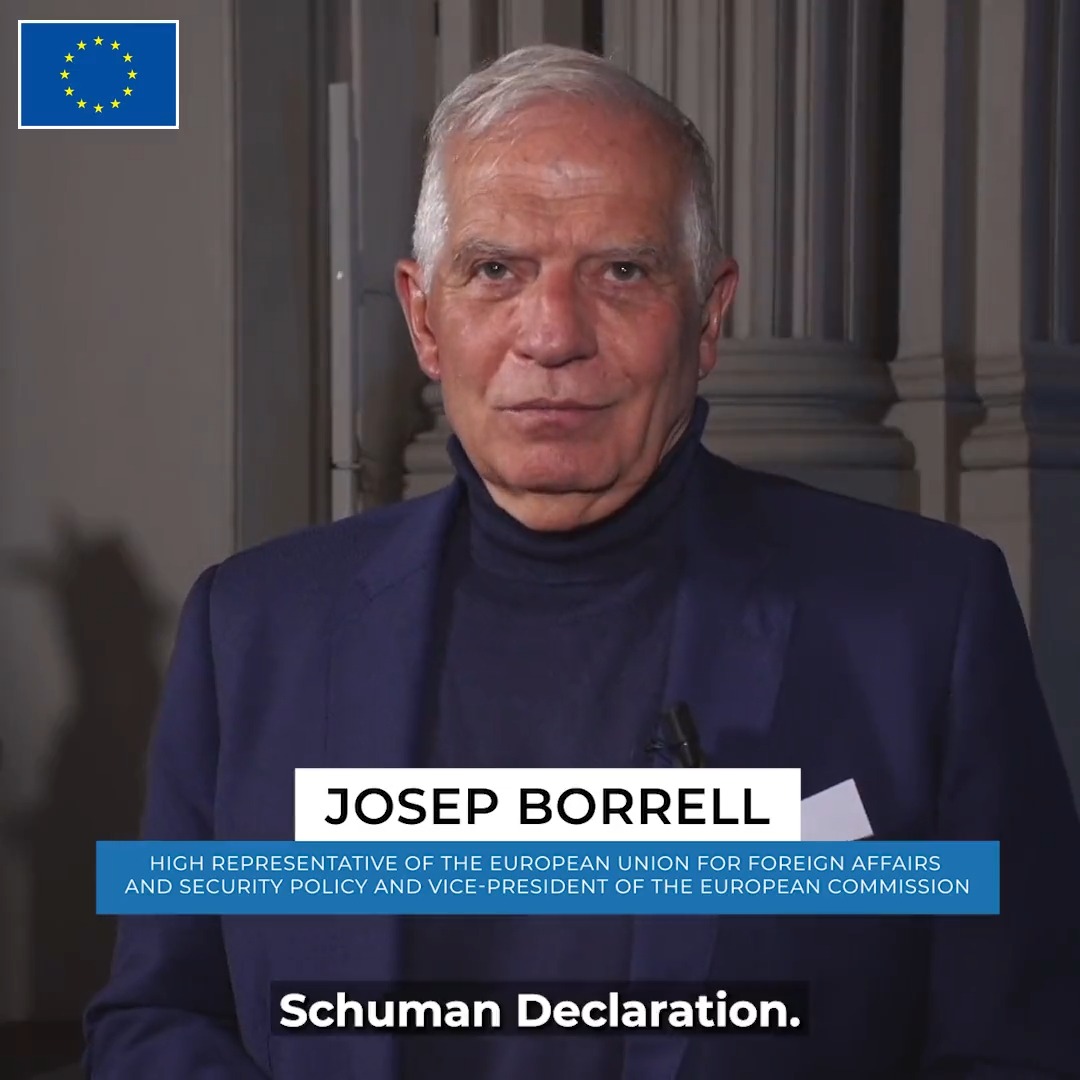 The Schuman Declaration was about more than just building peace among Europeans. It was also about making Europe a driving force for peace in the world. Let's celebrate #EuropeDay for unity among Europeans and peace in the world.