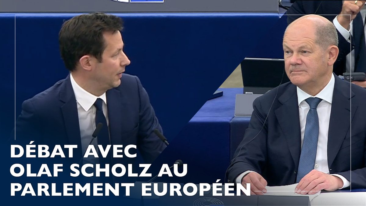 La coalition allemande parle de solidarité européenne, mais sur l'économie, l'immigration, l'énergie, elle cherche à imposer partout ses intérêts ; et ce sont nos pays qui paient ensuite les conséquences de ses erreurs. Débat avec Olaf Scholz au Parlement européen.