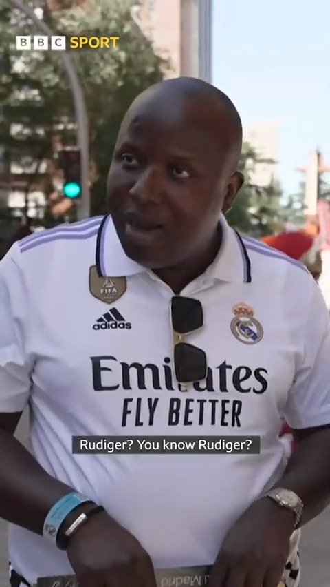 "Here is Real Madrid, not Crystal Palace" 😭 Real Madrid fans are NOT scared of Erling Haaland 👀 #BBCFootball