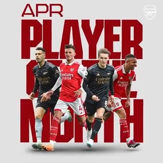 It’s April Player of the Month time 💪 🏴󠁧󠁢󠁥󠁮󠁧󠁿 Ben White 🇧🇷 Gabriel Jesus 🇳🇴 Martin Ødegaard 🇧🇷 Gabriel Martinelli 🗳️ Vote now 👇