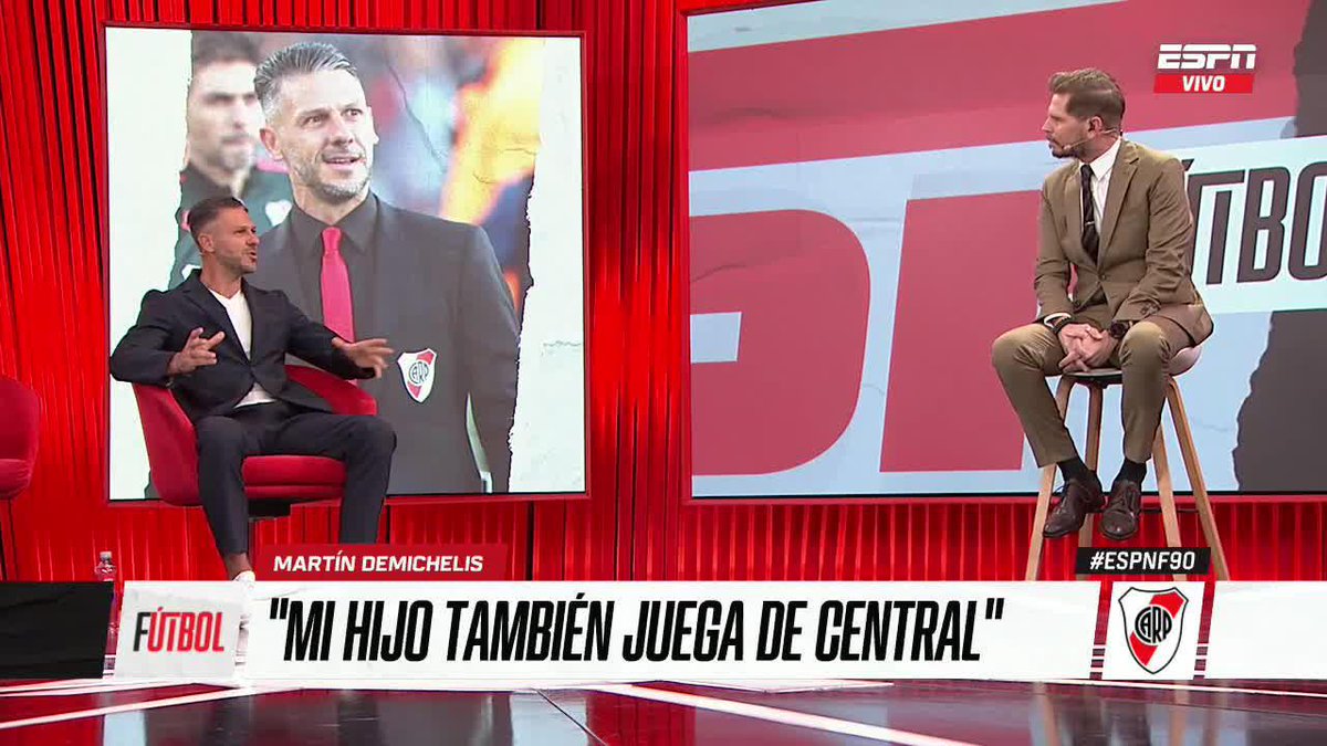 "OPINO POCO Y NADA. LE PREGUNTO SI SE DIVIRTIÓ", Martín Demichelis sobre su influencia en la carrera deportiva de su hijo Bastian y el mensaje viral que le mandó a los padres del equipo. #ESPNF90 | ESPN Fútbol Argentina